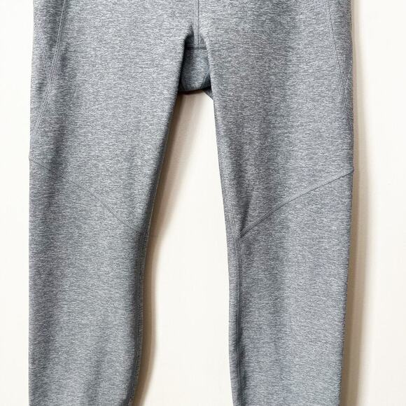 Outdoor Voices Medium Heathered Gray Blue Leggings Athleisure Running Coolmax - Picture 3 of 12